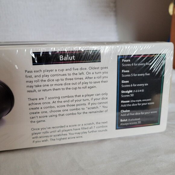 NEW Brybelly Professional Dice Cups Game Night Pack Colorful 5 w/matching dice - Picture 6 of 7